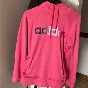 Pink adidas hoodie